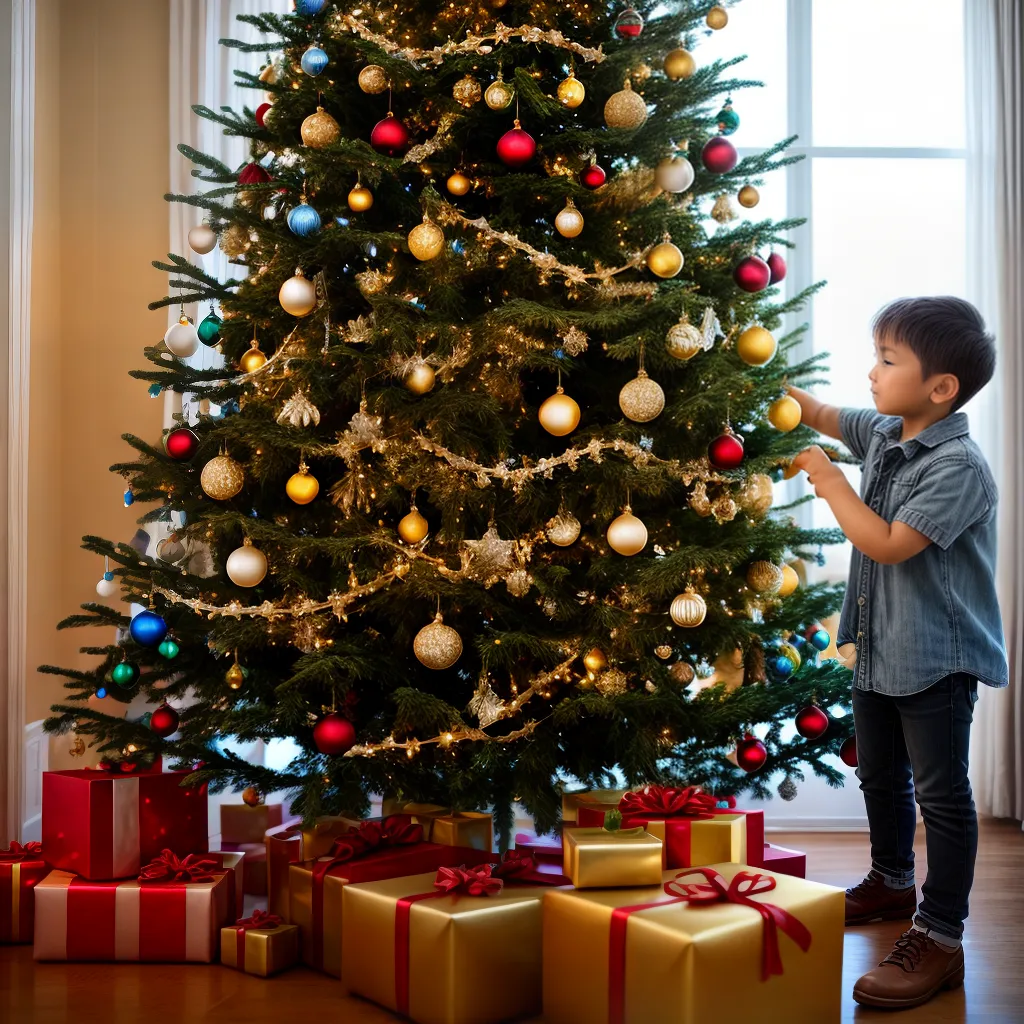 Família: O Que Significa Sonhar com Adornos e Enfeites? 2 Fotos natal familia arvore enfeites luzes