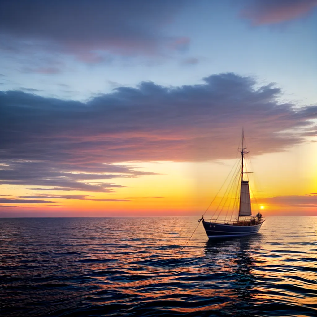 Passeios de Barco e Seus Significados nos Sonhos 6 Fotos navegacao sonho paz harmonia mar por do sol