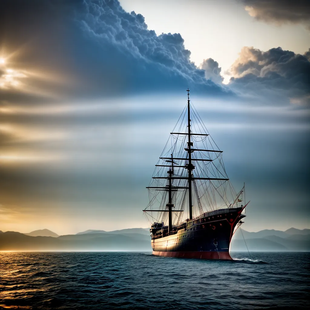 Navegação nos Sonhos: Descubra o Significado de Sonhar com Navios 4 Fotos navio nuvens jornada sonhos