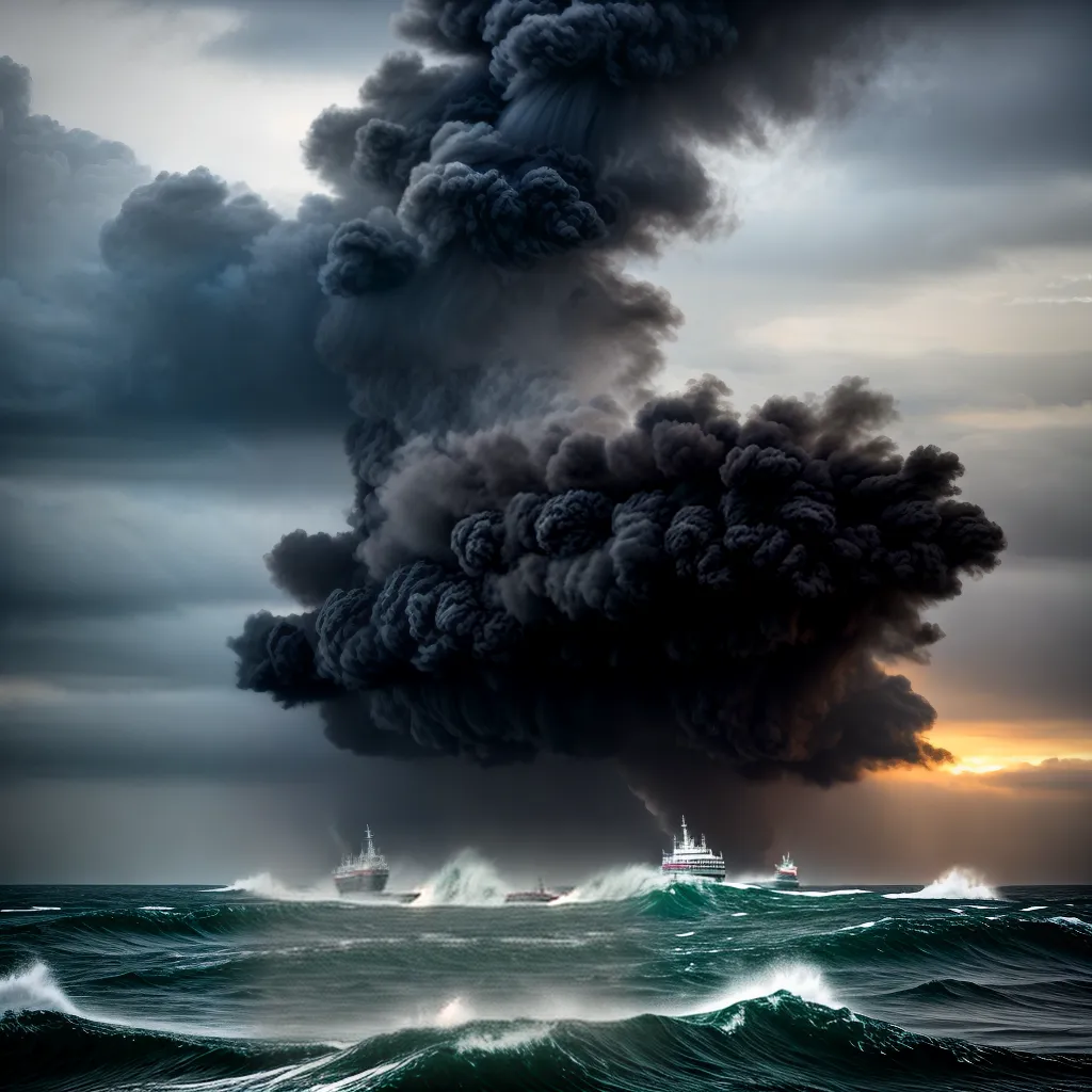 Significados ocultos: o que significa sonhar com um Navio-tanque? 2 Fotos navio petroleiro tempestade gaivotas