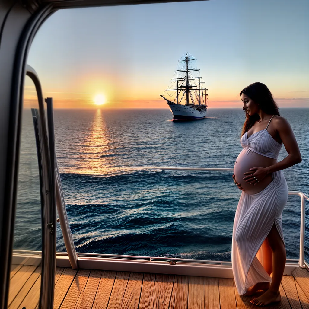 Navio, Gestação e mais 4 Fotos navio pregnancy por do sol