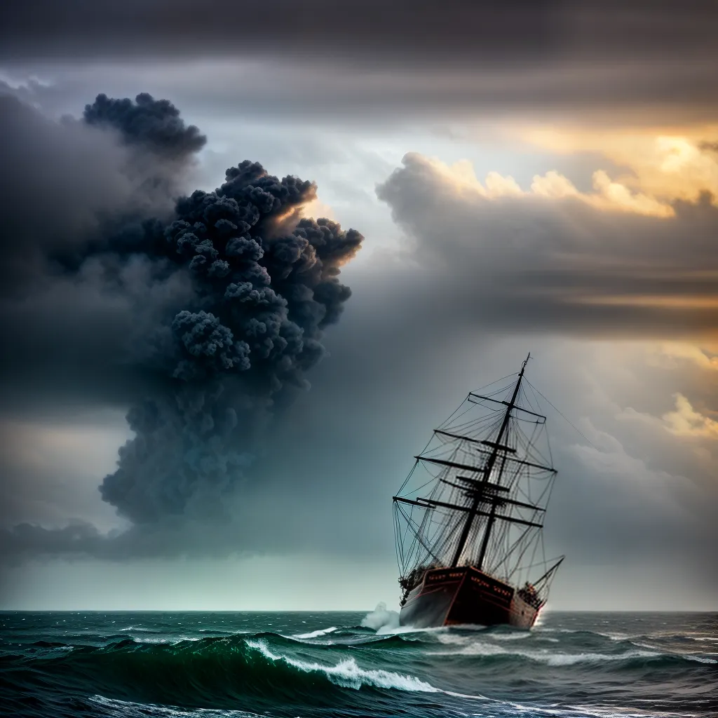 Fotos navio tempestade naufragio sobreviventes