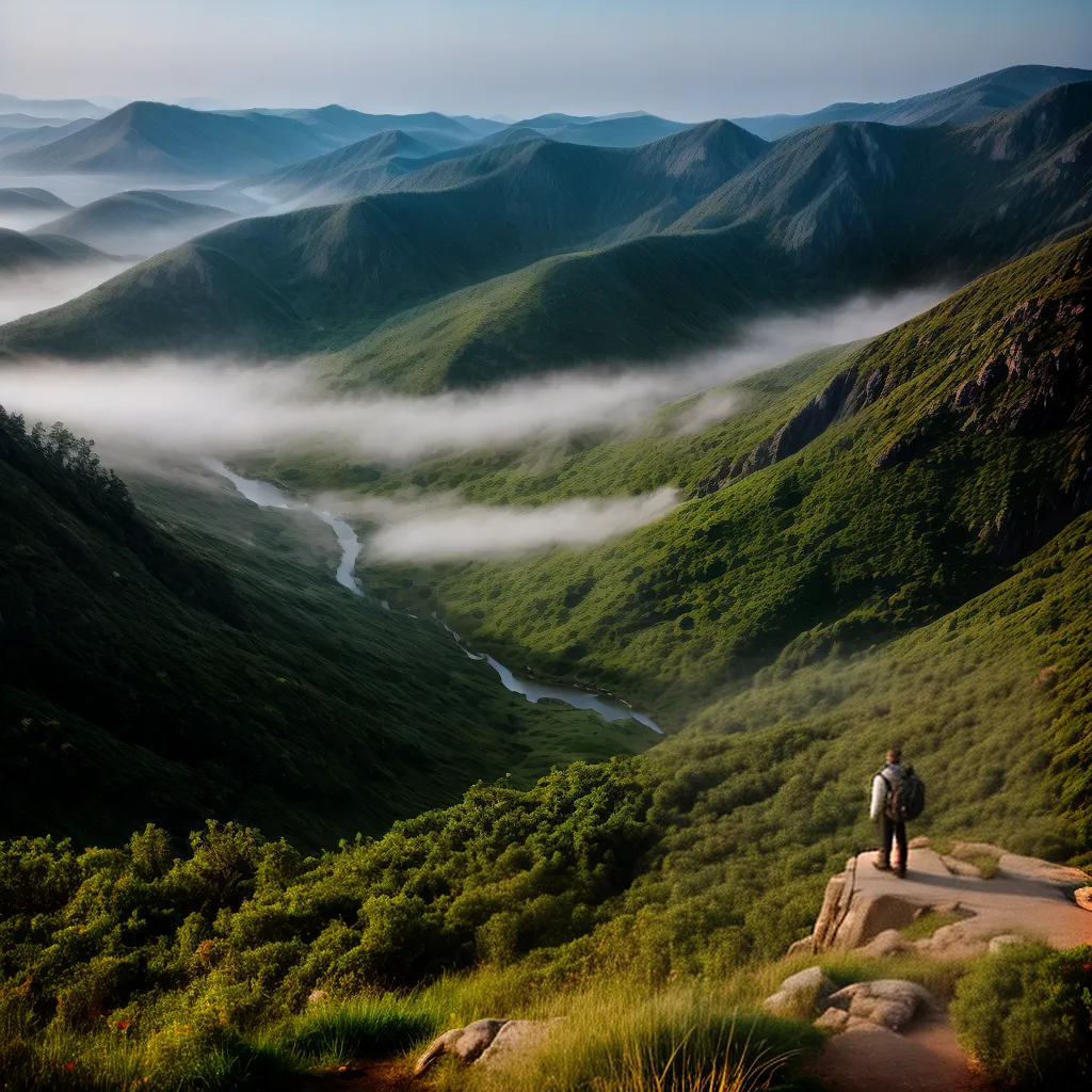 Conheça o Significado de Sonhar com Neblina em Melhores Mirantes 2 Fotos nevoeiro montanha solitario pensativo