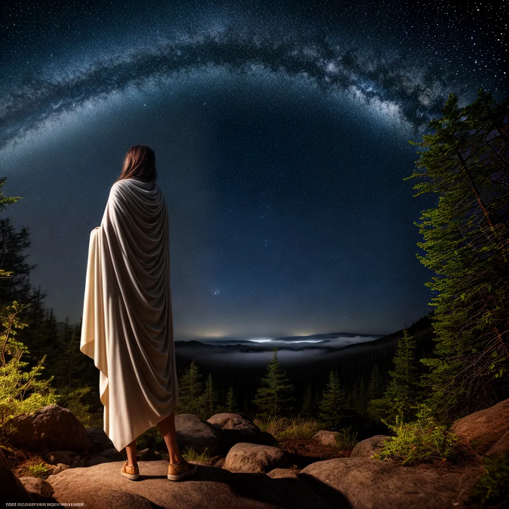 Conexão divina: Entenda o significado de sonhar com a Noite Escura 6 Fotos noite escura floresta estrelas solidao
