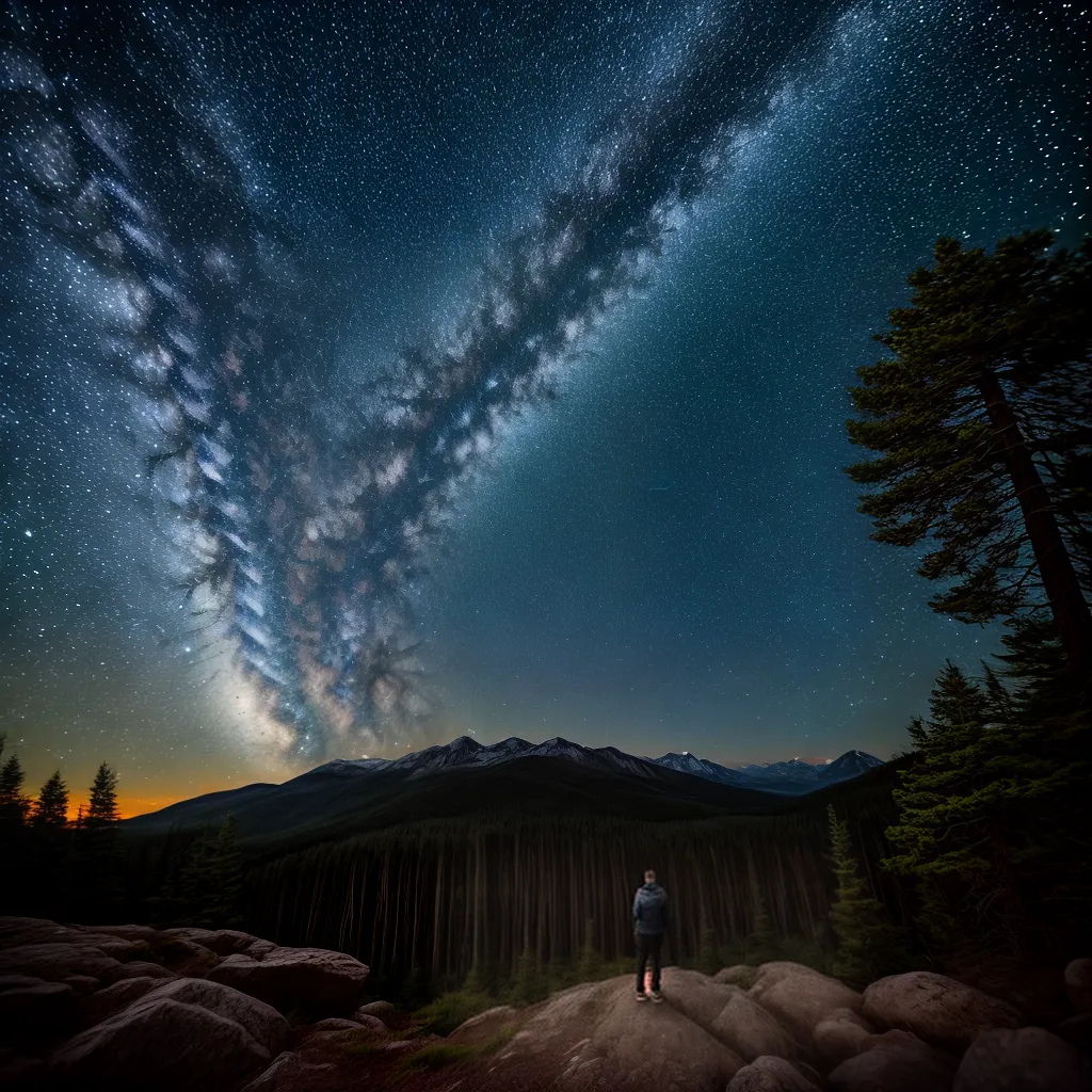 Aprimoramento, ensinamento e aventura: descubra o que significa sonhar com explorar a noite 6 Fotos noite estrelada floresta misterio