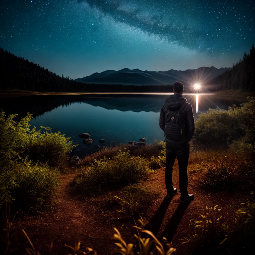 Natureza, Noite e Nostalgia: Descubra o Significado dos Sonhos Mais Comuns com o tema Significado de Sonhos. 6 Fotos noite estrelada lua cheia floresta lago solidao