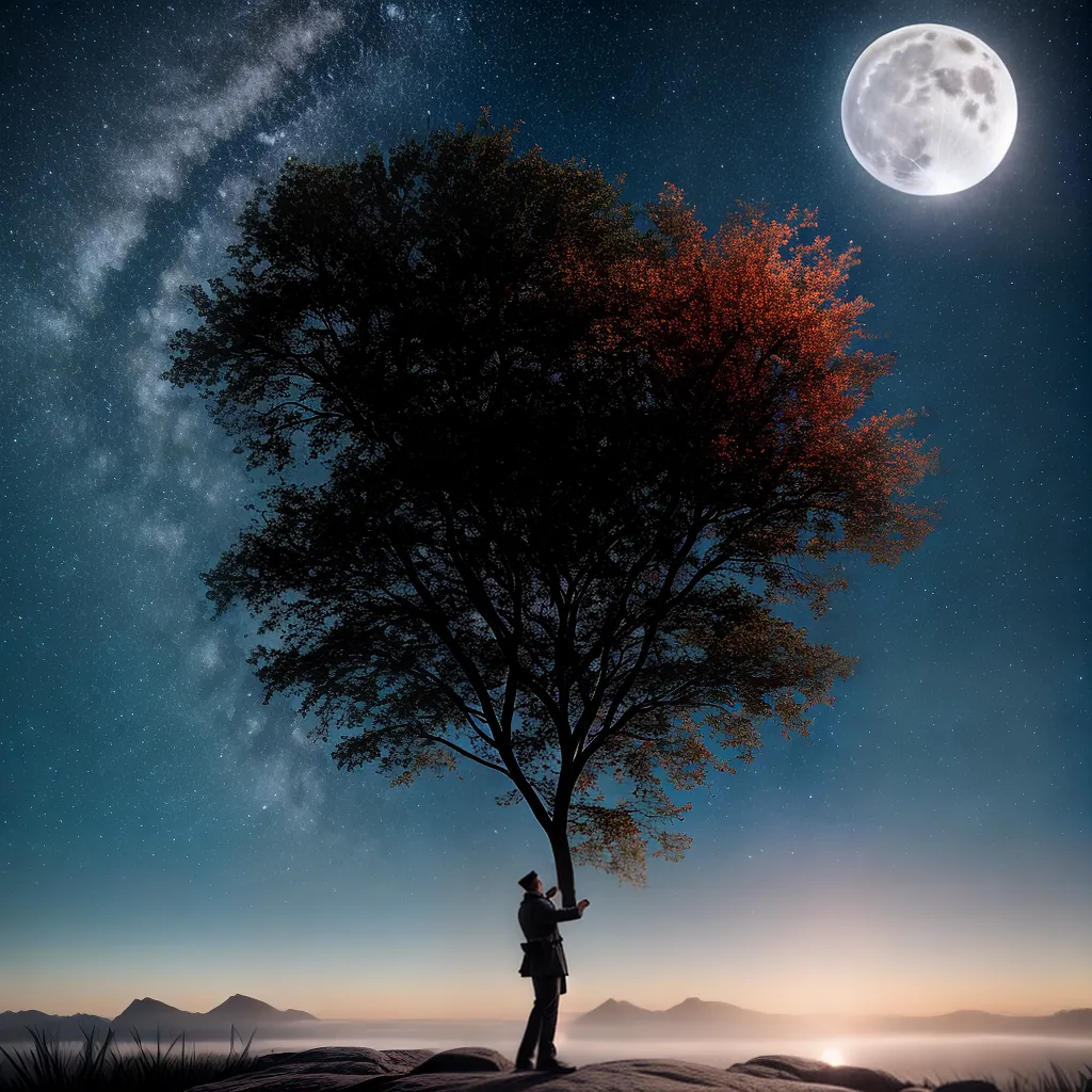 O Significado de Sonhar com Estrelas em Noite de Lua Cheia 5 Fotos noite lua cheia estrelas sonhos