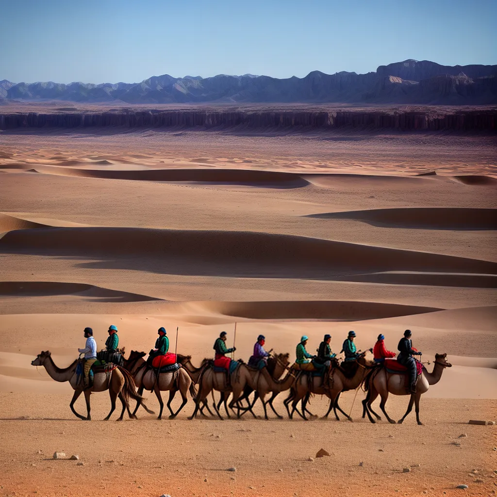 Descubra o Fascinante Significado de Nômades 6 Fotos nomades camelos deserto aventura