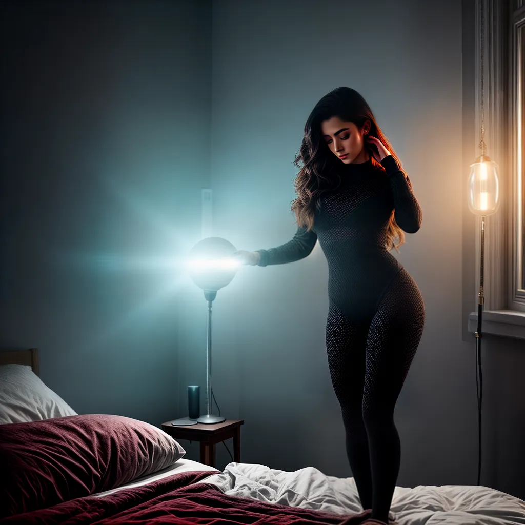 Fotos objeto brilhante sono medo luzes