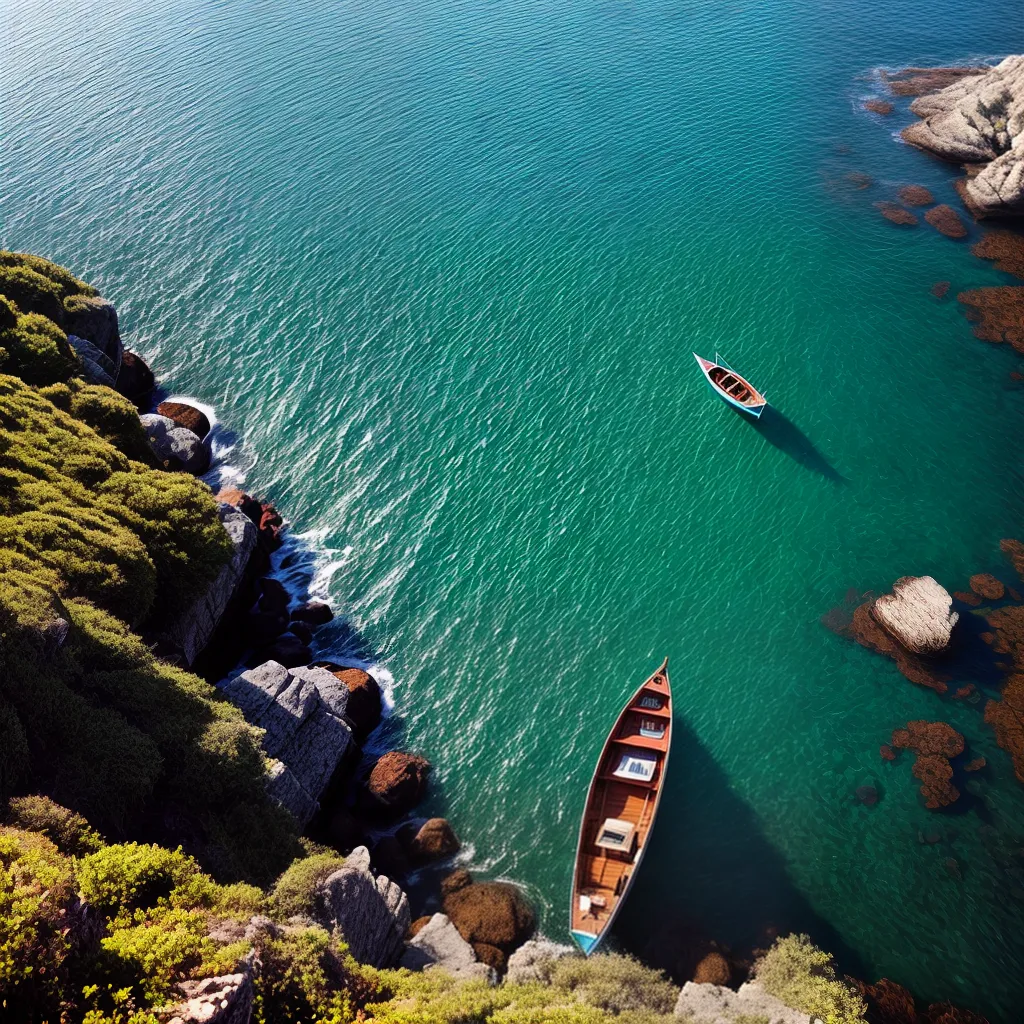 O que Significa Sonhar com Barco: Explorando as Águas da Alma 5 Fotos oceano azul barco solitario aventura