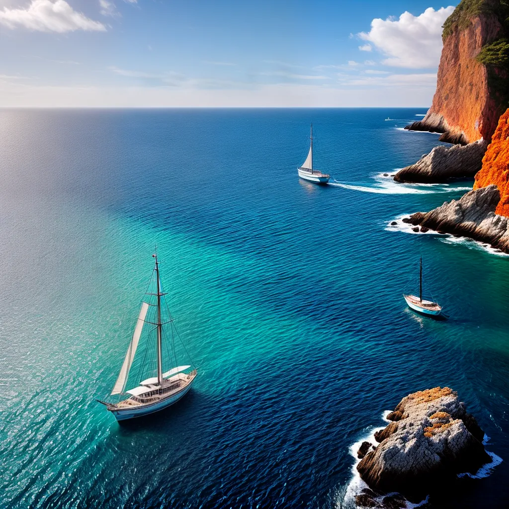 Sonhar com Barcos: Significados e Interpretações 4 Fotos oceano barco horizonte sol brisa paz