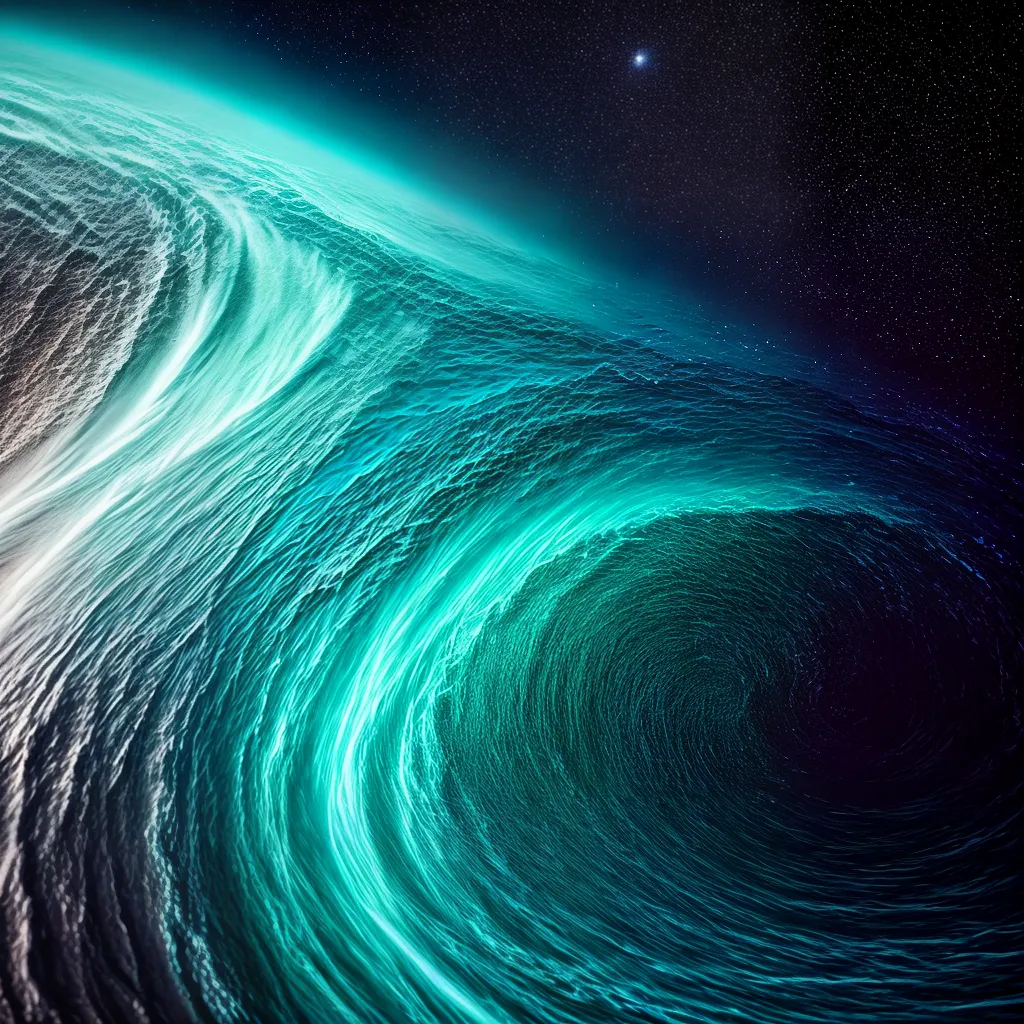 Fotos oceano bioluminescente magia sonho