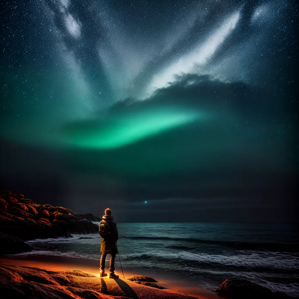 Fotos oceano bioluminescente plankton solidao sonhos