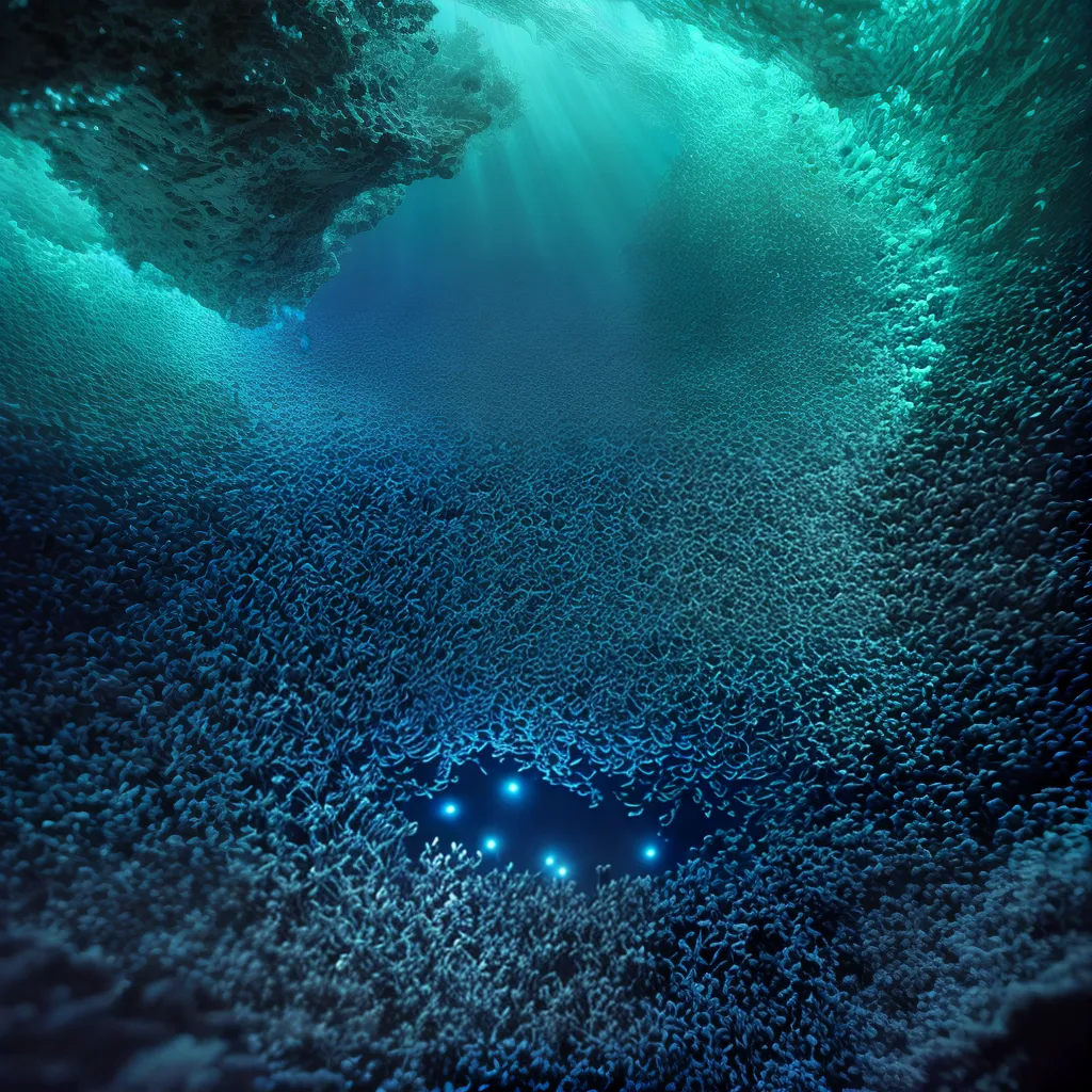 Fotos oceano bioluminescente sonho magia