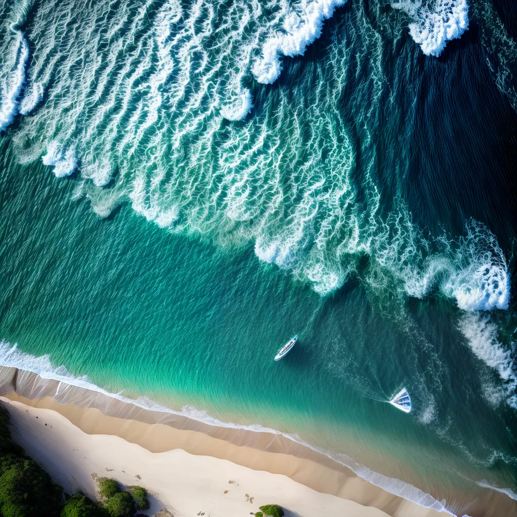 Fotos oceano ceu azul sereno sonhos