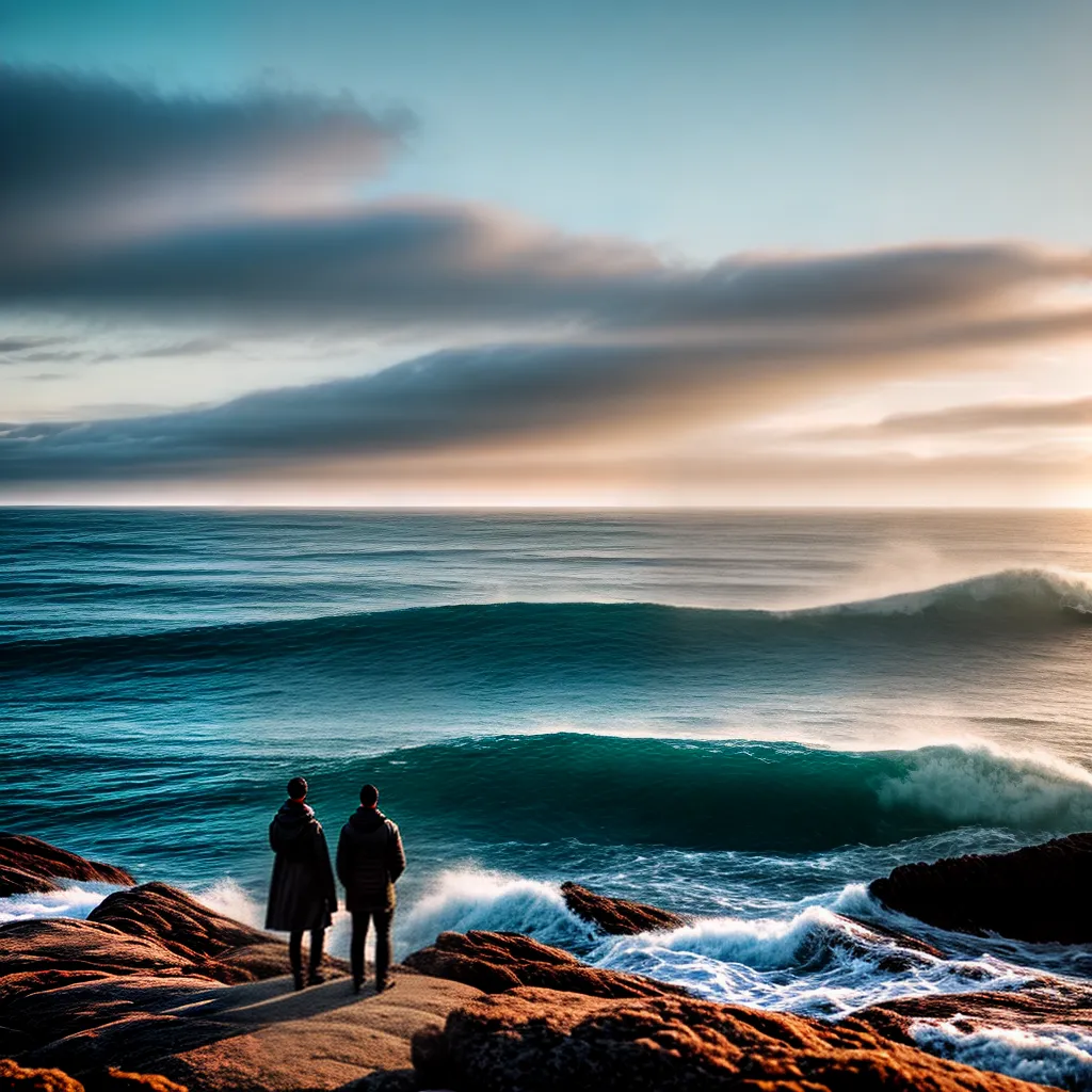 Desvendando o Oceânico - O que Significa Sonhar com o Mar? 5 Fotos oceano contemplacao misterio
