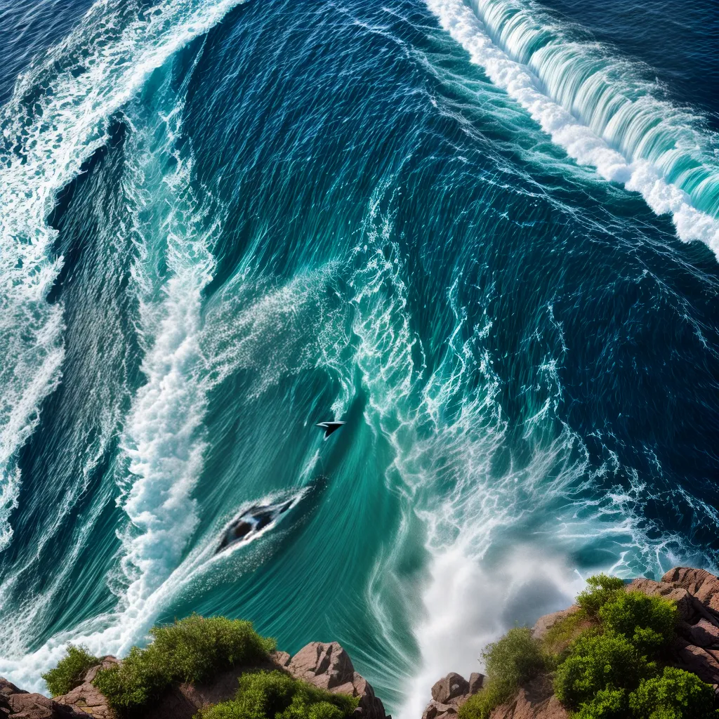 Desvendando o Significado dos Sonhos com Água e Animais Aquáticos 4 Fotos oceano delfins liberdade lago paz cachoeira transformacao