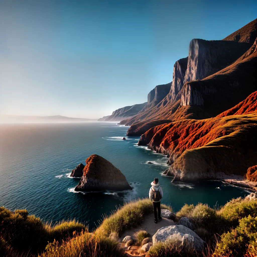 Significado de Sonhar com o Mar: interprete suas emoções 5 Fotos oceano horizonte pessoa contemplando 1