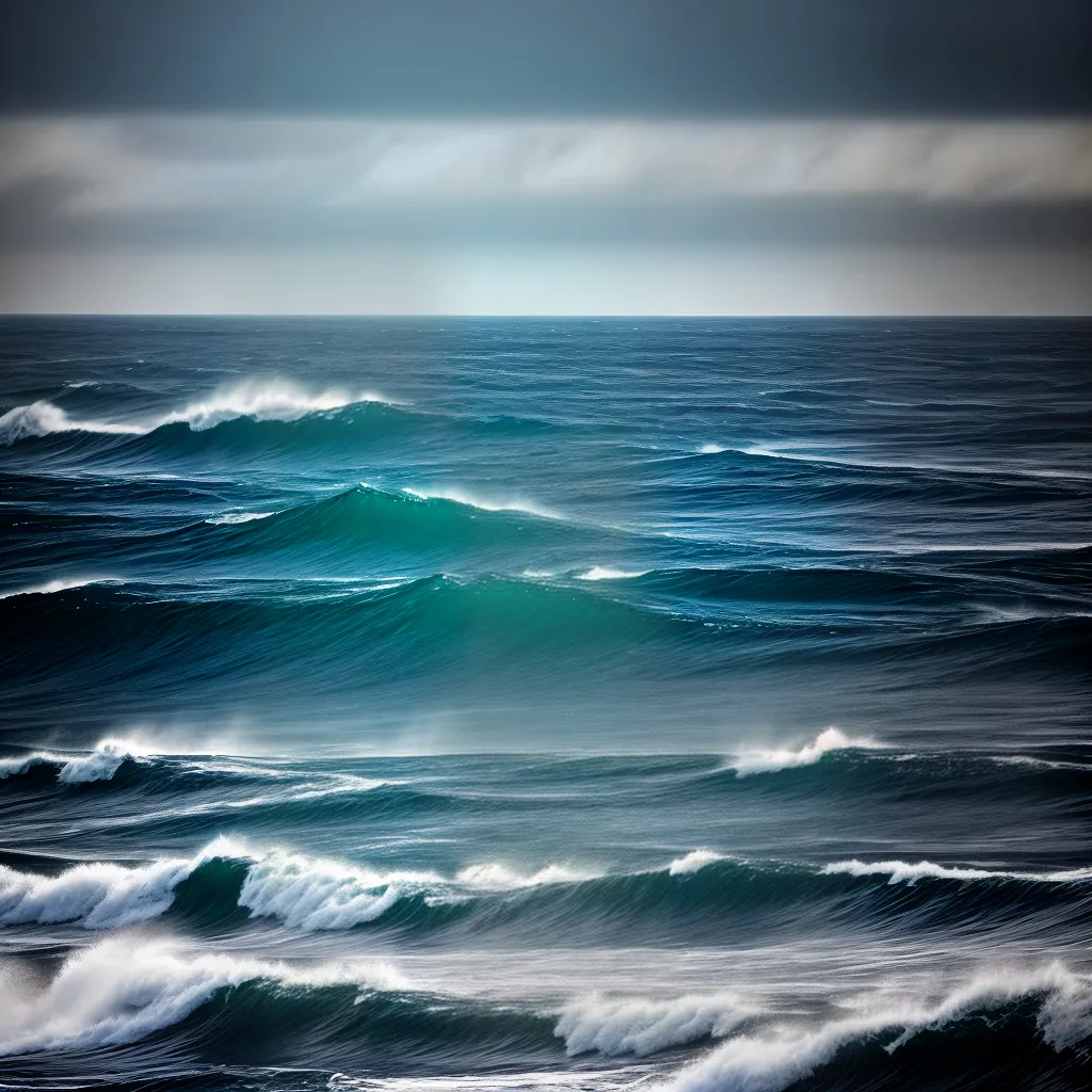 Fotos oceano infinito luz distante nado