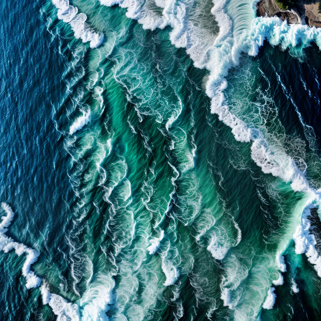 Fotos oceano infinito ondas navio horizonte