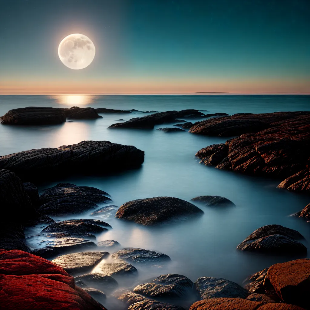 Desvendando os Mistérios dos Sonhos com o Mar e seus Luzeiros 6 Fotos oceano lua farol noite serenidade