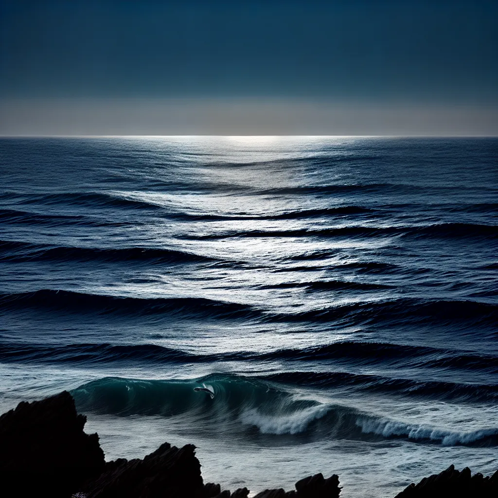 Fotos oceano lua veleiro aventura noite