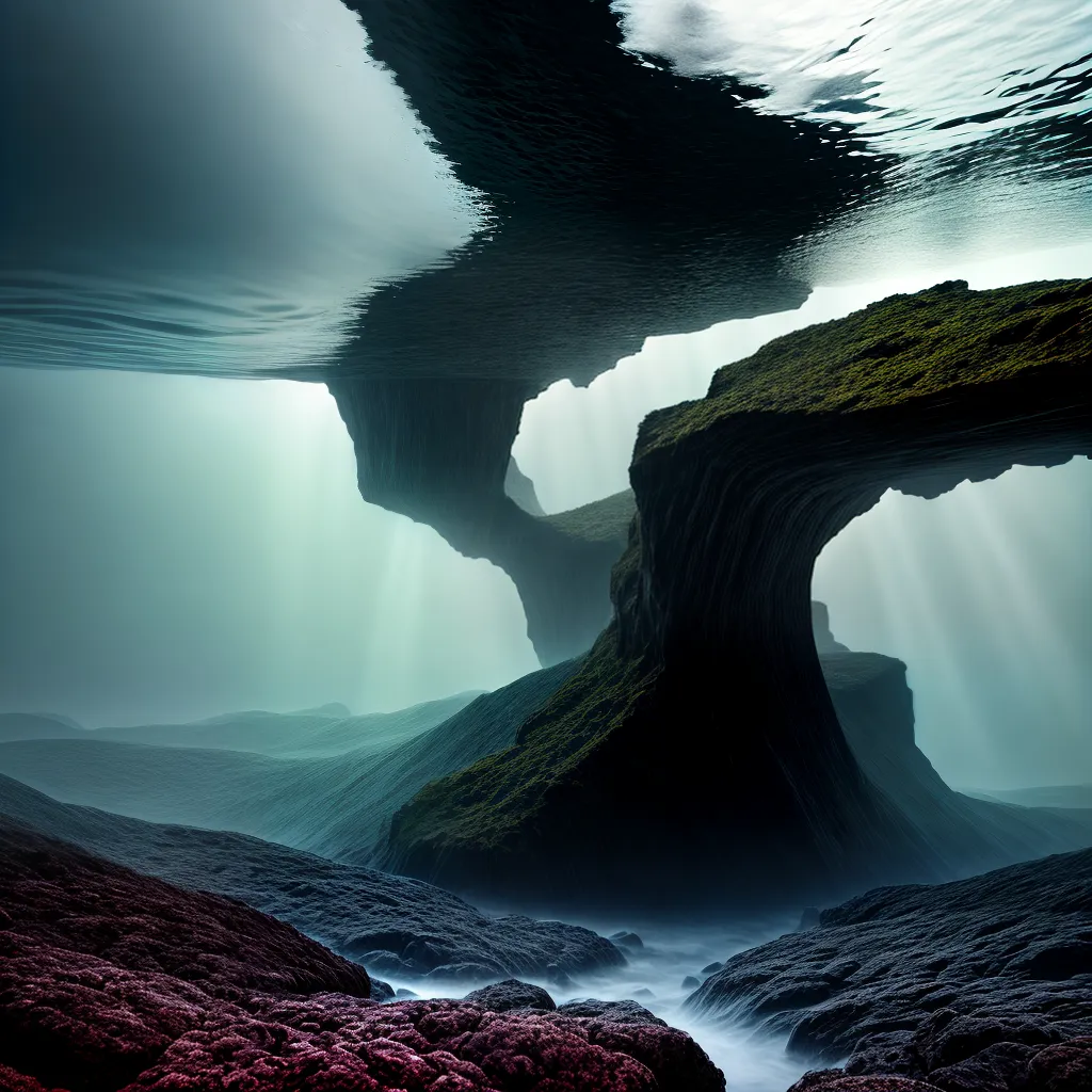 Fotos oceano misterioso profundezas mergulho