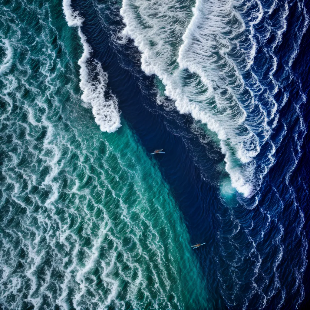 Fotos oceano nadador sonhos profundos