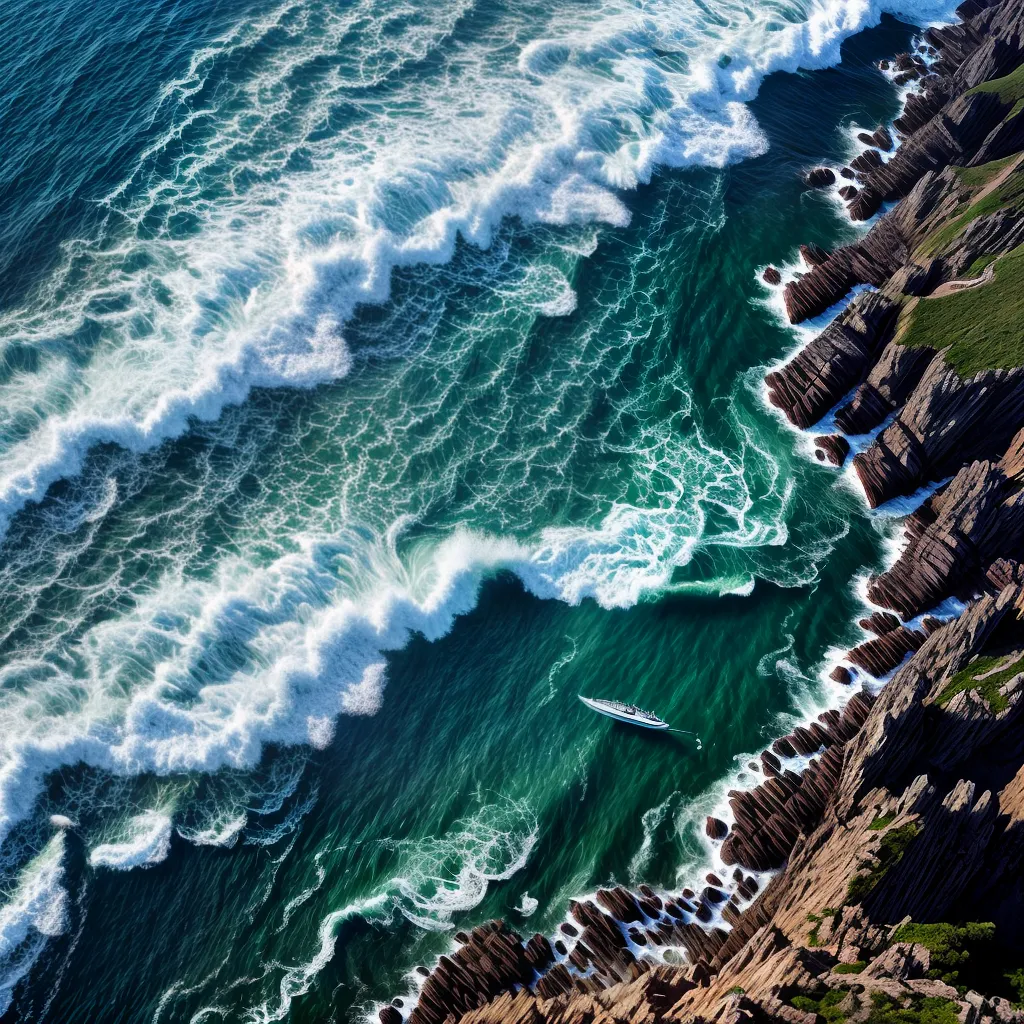 Fotos oceano ondas gaivotas sonhos