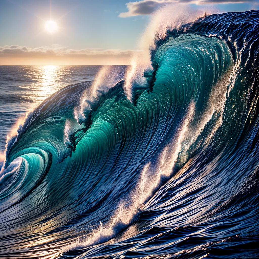 Fotos oceano ondas poder subconsciente