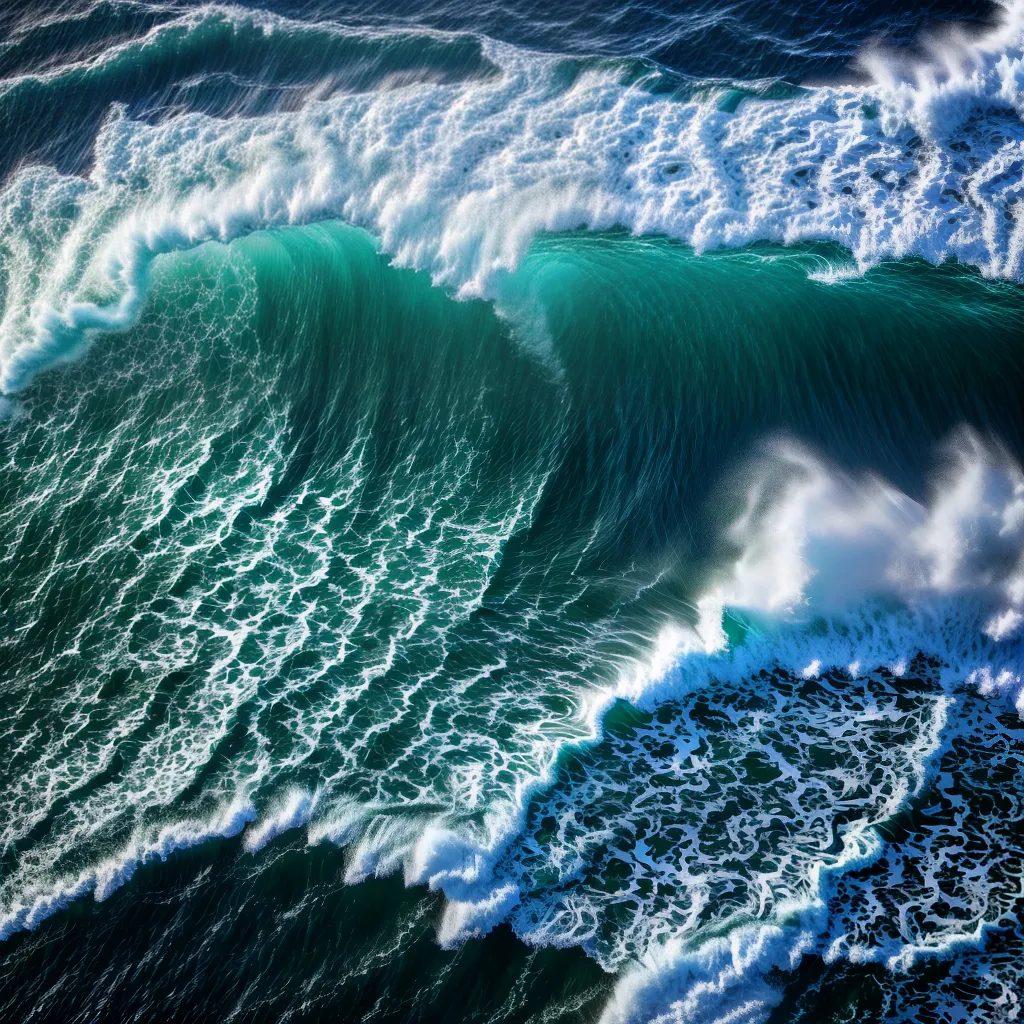 Fotos oceano ondas solitario horizonte