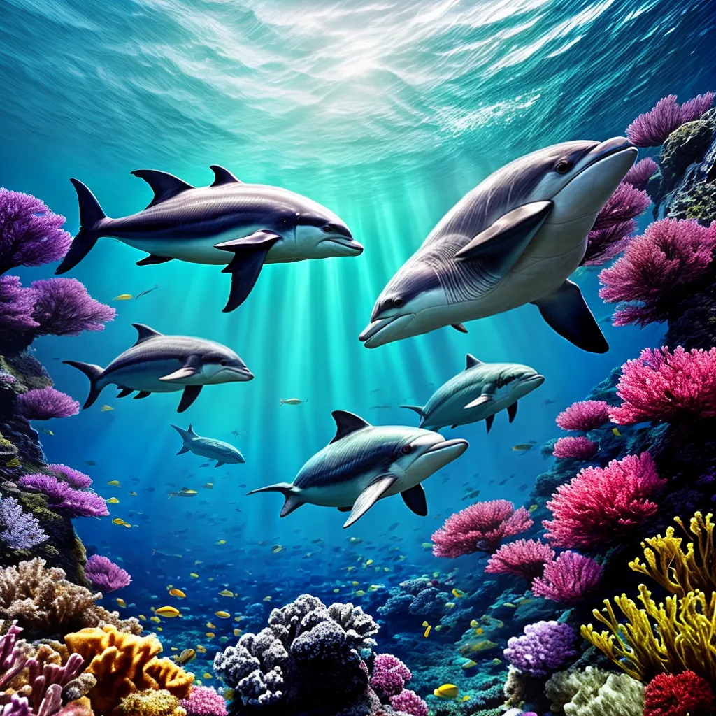 Completo para Interpretar Sonhos: Significado de Sonhar com Animais Marinhos 5 Fotos oceano peixes tartaruga golfinhos baleia