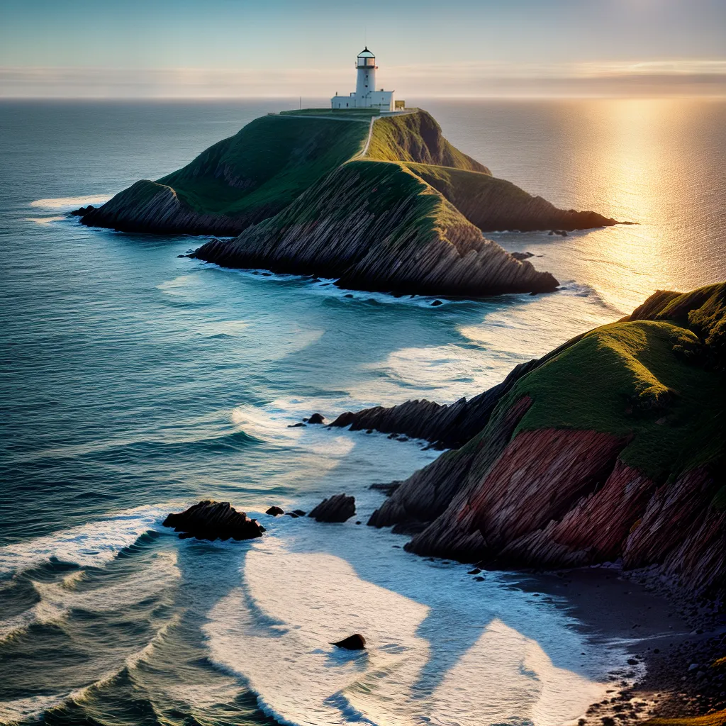 Desvendando os Mistérios dos Sonhos com o Mar e seus Luzeiros 3 Fotos oceano por do sol faro luzeiros