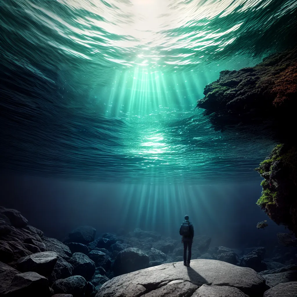Fotos oceano profundidade misterio aventura