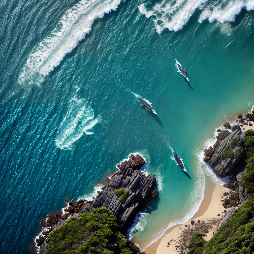 Fotos oceano sereno golfinhos sonho