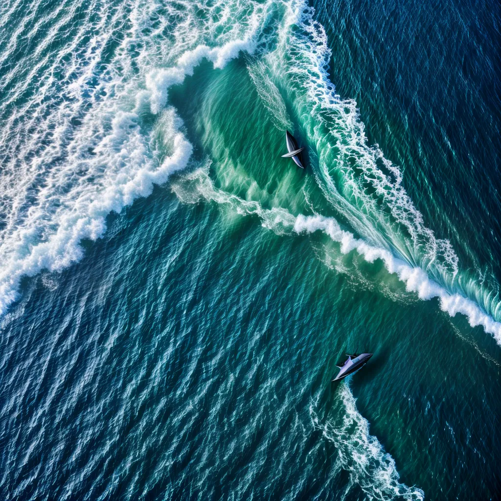Descubra o que significa sonhar com mar. 4 Fotos oceano sereno golfinhos tranquilidade 1