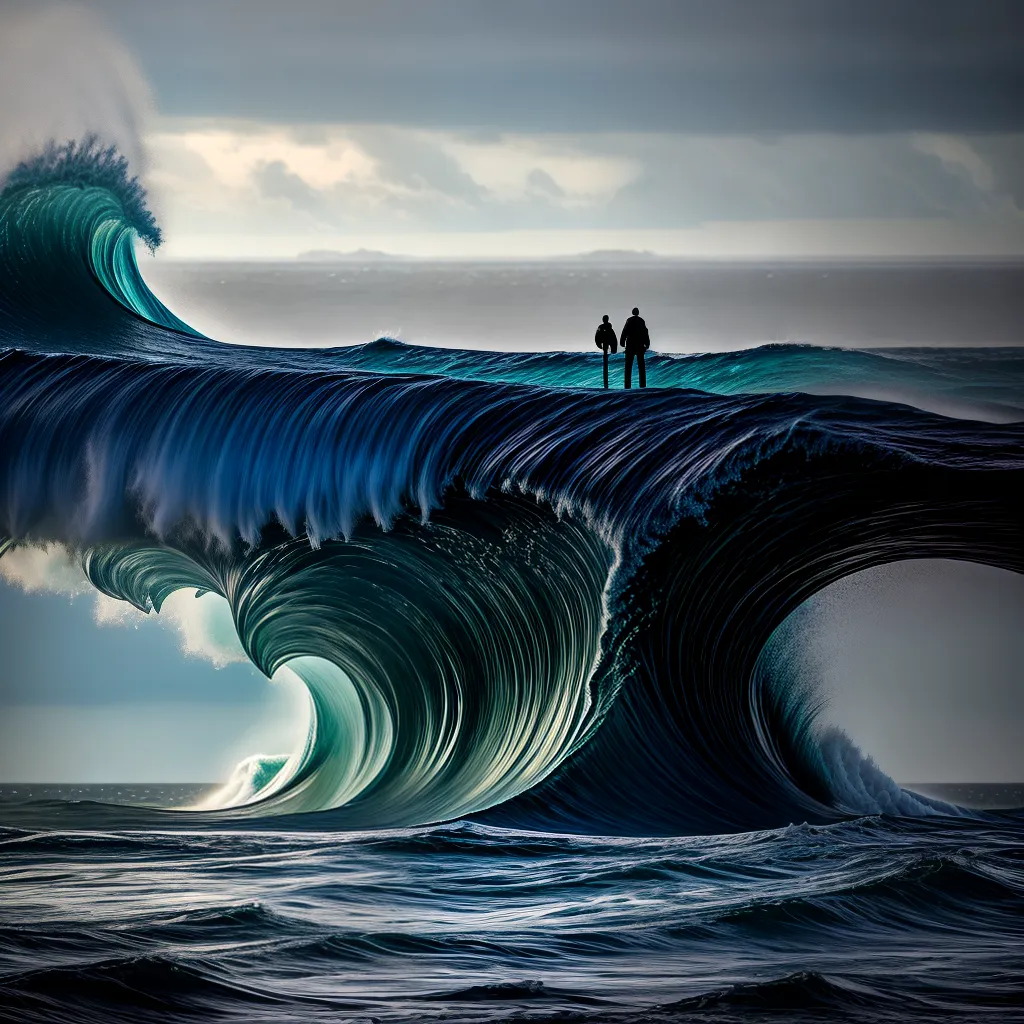 Fotos oceano tempestade profundo misterio