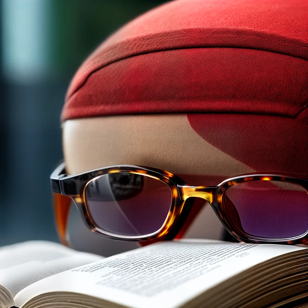 Fotos oculos livro foco claridade