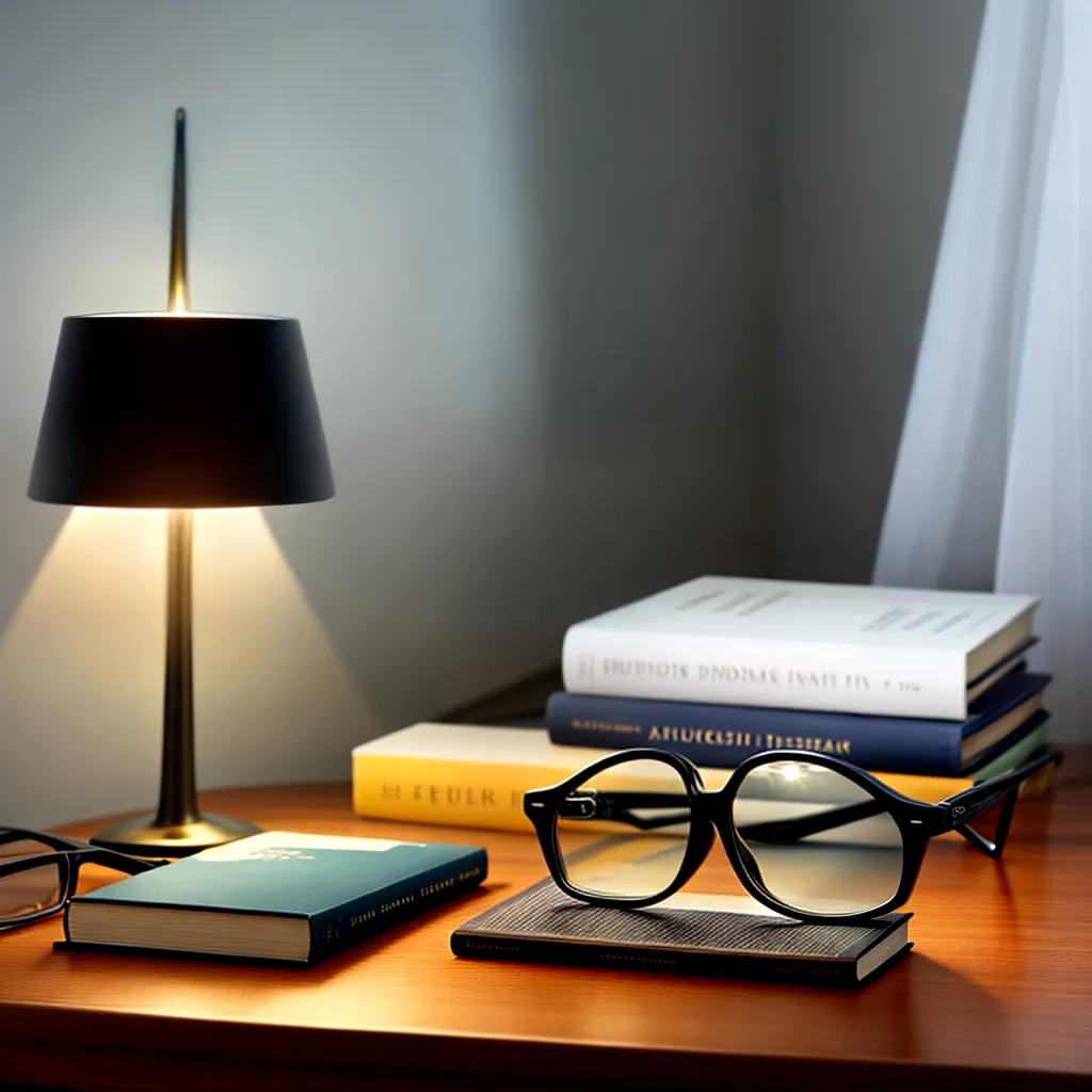 Fotos oculos reflexo livro luminaria