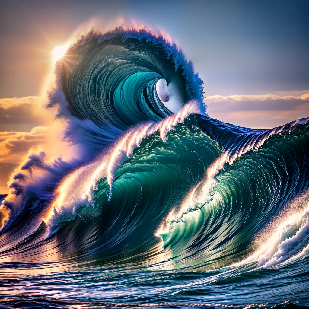 O Significado de Sonhar com Ondas Indomáveis 5 Fotos onda poderosa desafios emocoes