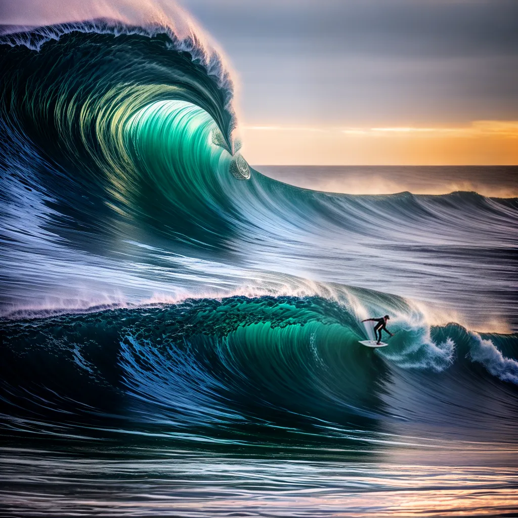 Osada na interpretação: entenda o significado de sonhar com ondas gigantes 2 Fotos onda poderosa surfista resiliencia