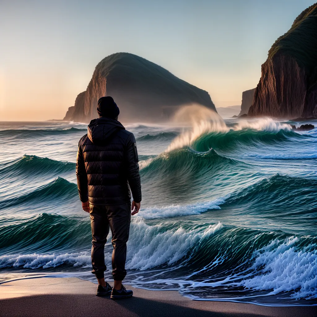 Fotos ondas vida reflexao praia