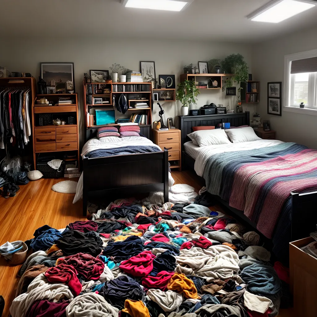 Fotos organizacao vida sonho quarto baguncado