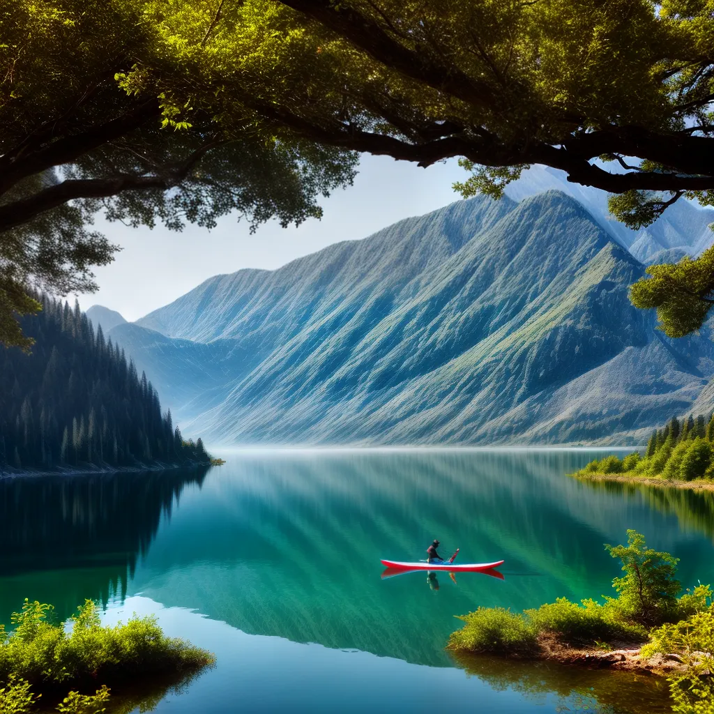 Esperança nas águas: o que significa sonhar com esportes aquáticos? 3 Fotos paddleboard lago montanha liberdade