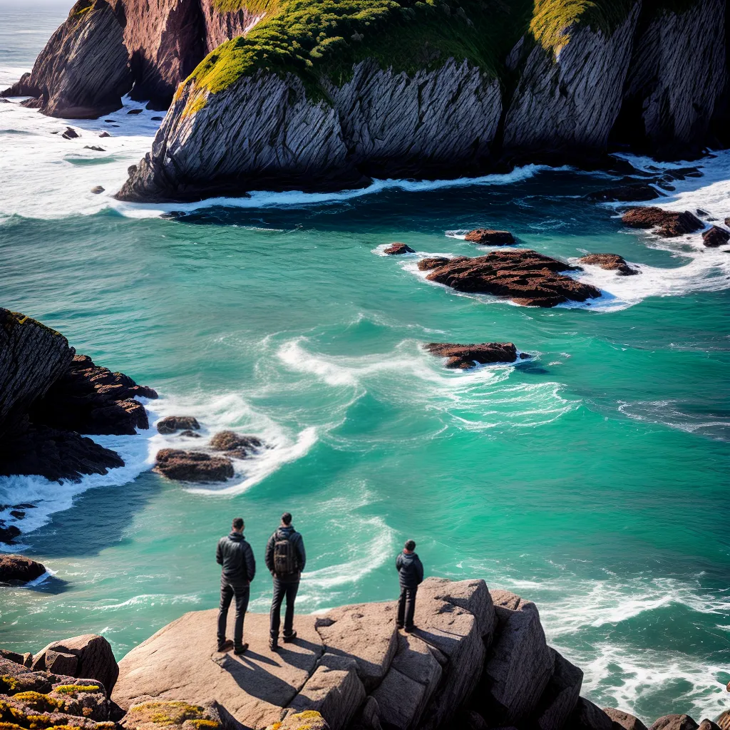 Descubra o Significado de Sonhar com o Mar e a Paternidade 4 Fotos pai filho praia rocha mar