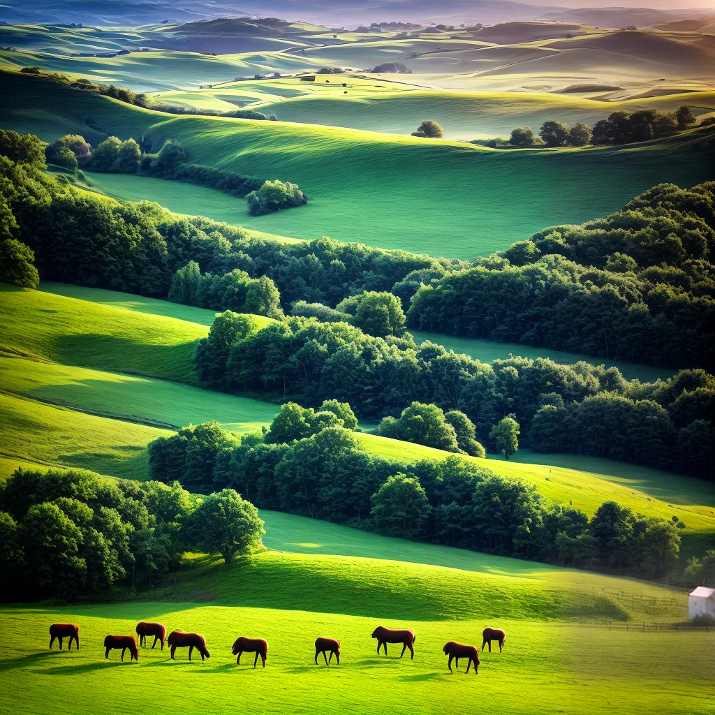 Explorando o mundo rural dos sonhos: o que significa sonhar com turismo rural? 2 Fotos paisagem campo farmhouses pastagem vida rural
