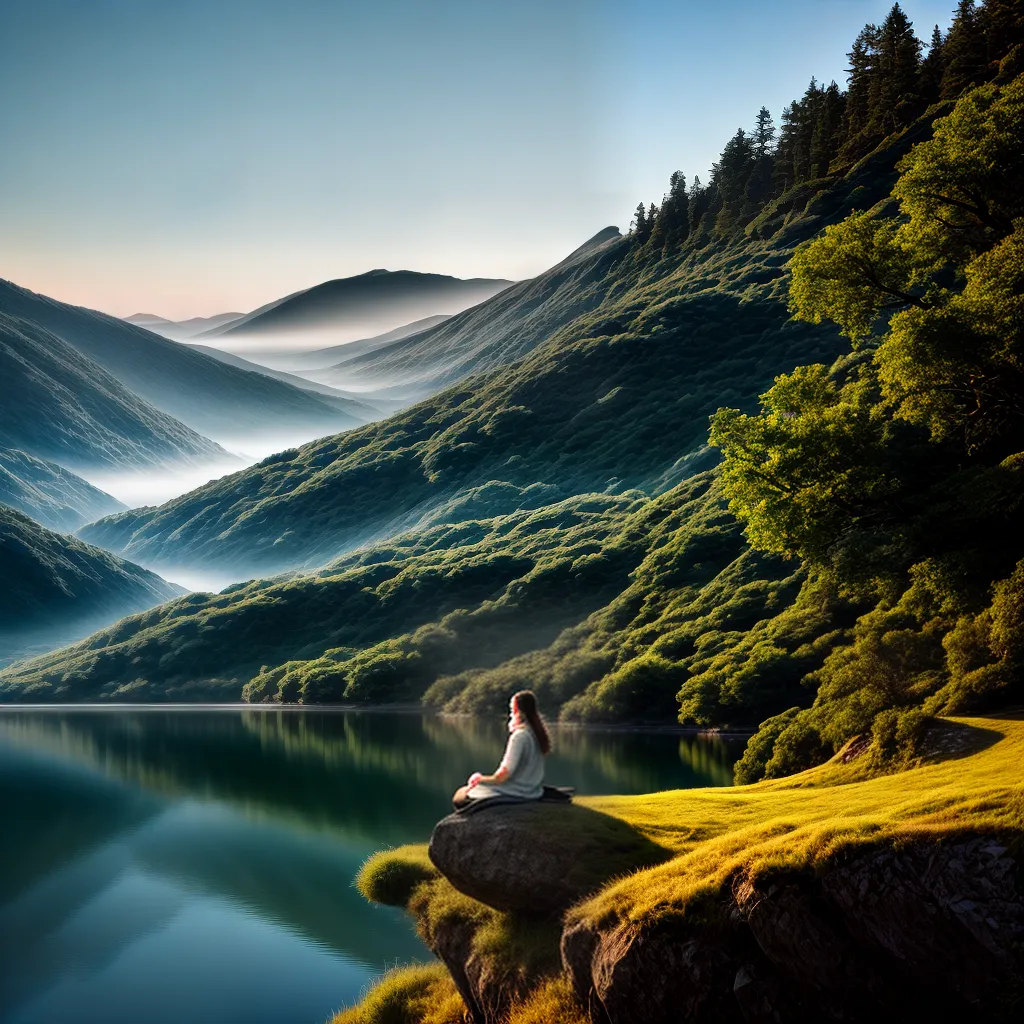 Descubra o Significado dos Sonhos com uma Paisagem Harmoniosa 4 Fotos paisagem lago serenidade sonhos