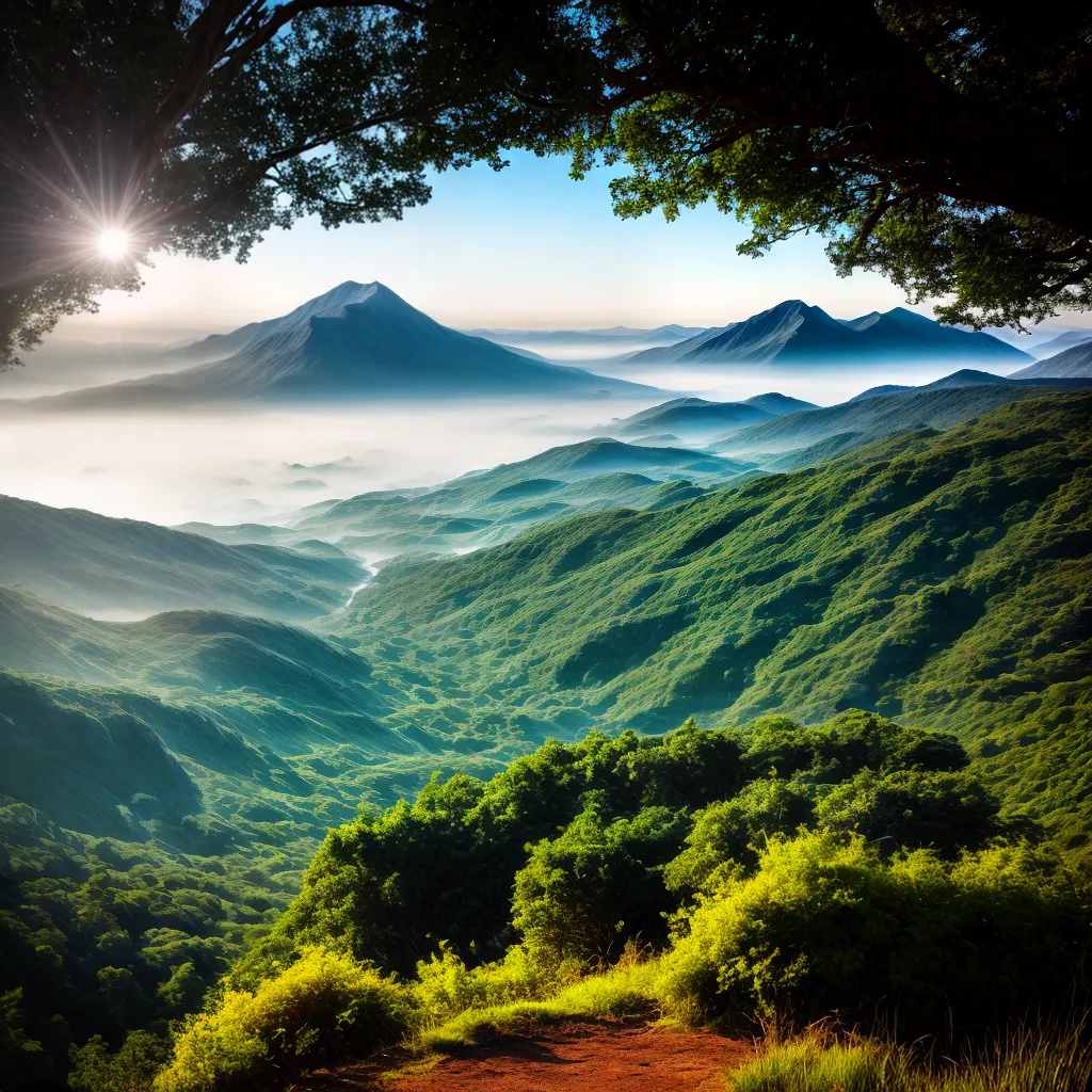 Fotos paisagem montanha tranquilidade serenidade
