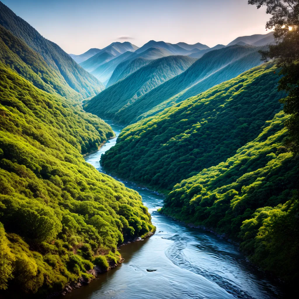 Desvendando Enigmas: O que Significa Sonhar com Natureza? 5 Fotos paisagem rio por do sol montanhas