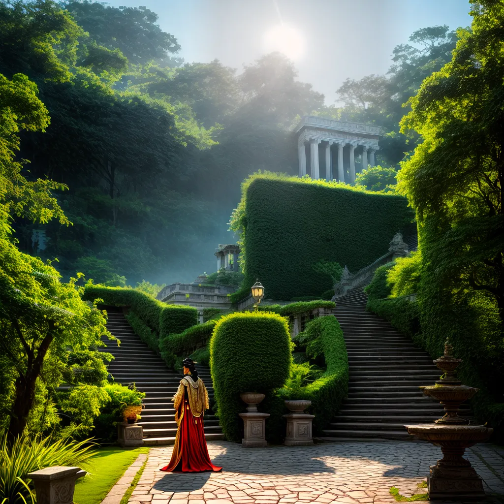 Fotos palacio jardim escada coroa sucesso